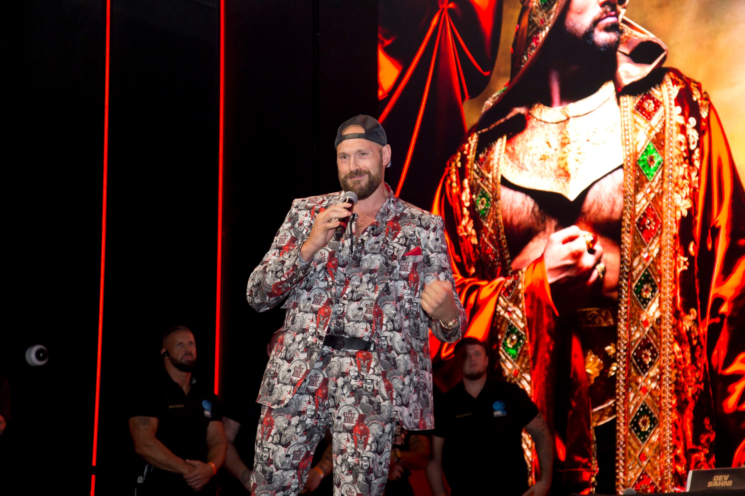Tyson Fury vs Francis Ngannou press conference, PK, Pressekonferenz Tyson Fury vs Francis Ngannou kick off press conference held at Here at Outerne...