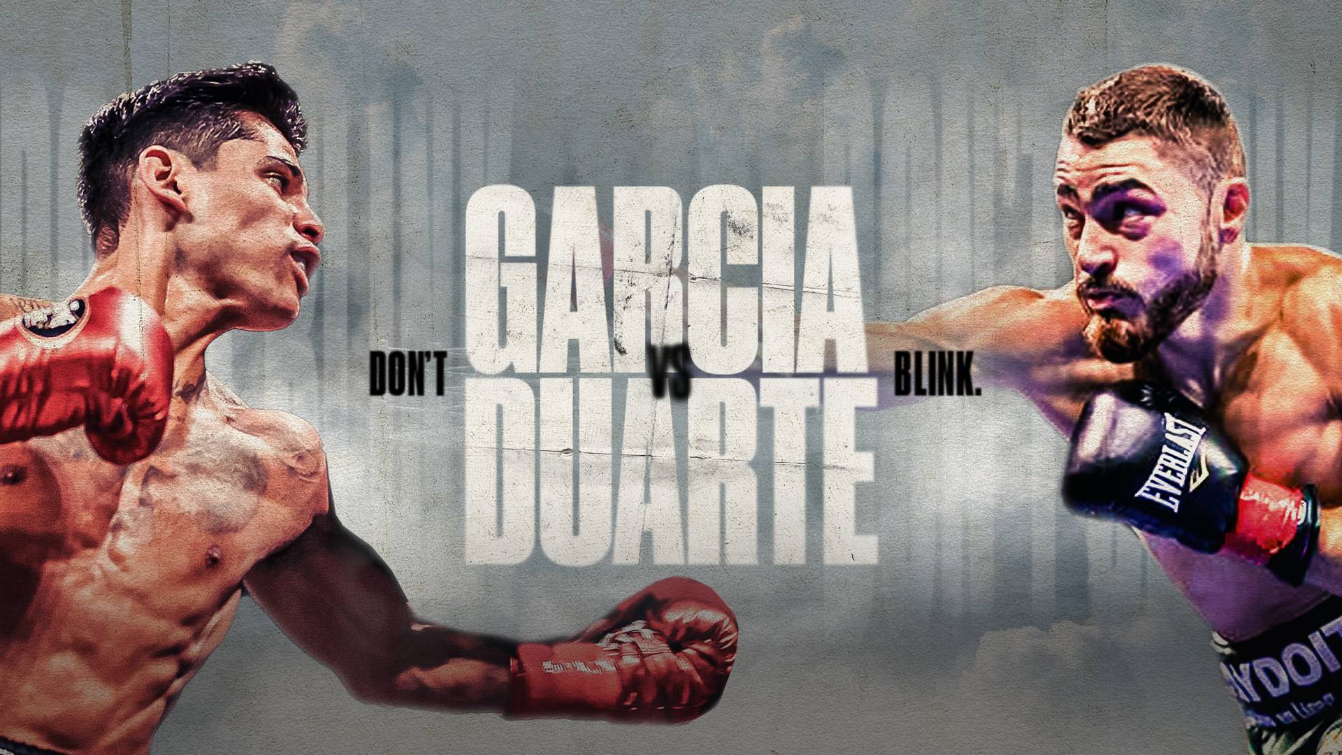 Ryan Garcia vs. Oscar Duarte fight poster