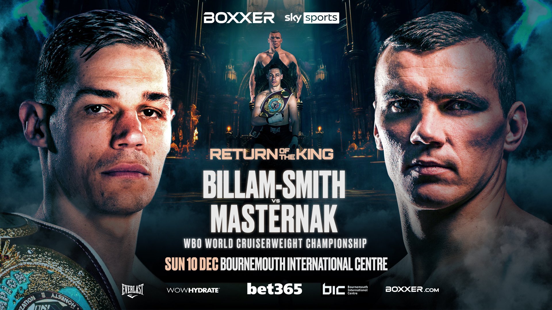 Chris Billam-Smith vs. Mateusz Masternak fight poster.