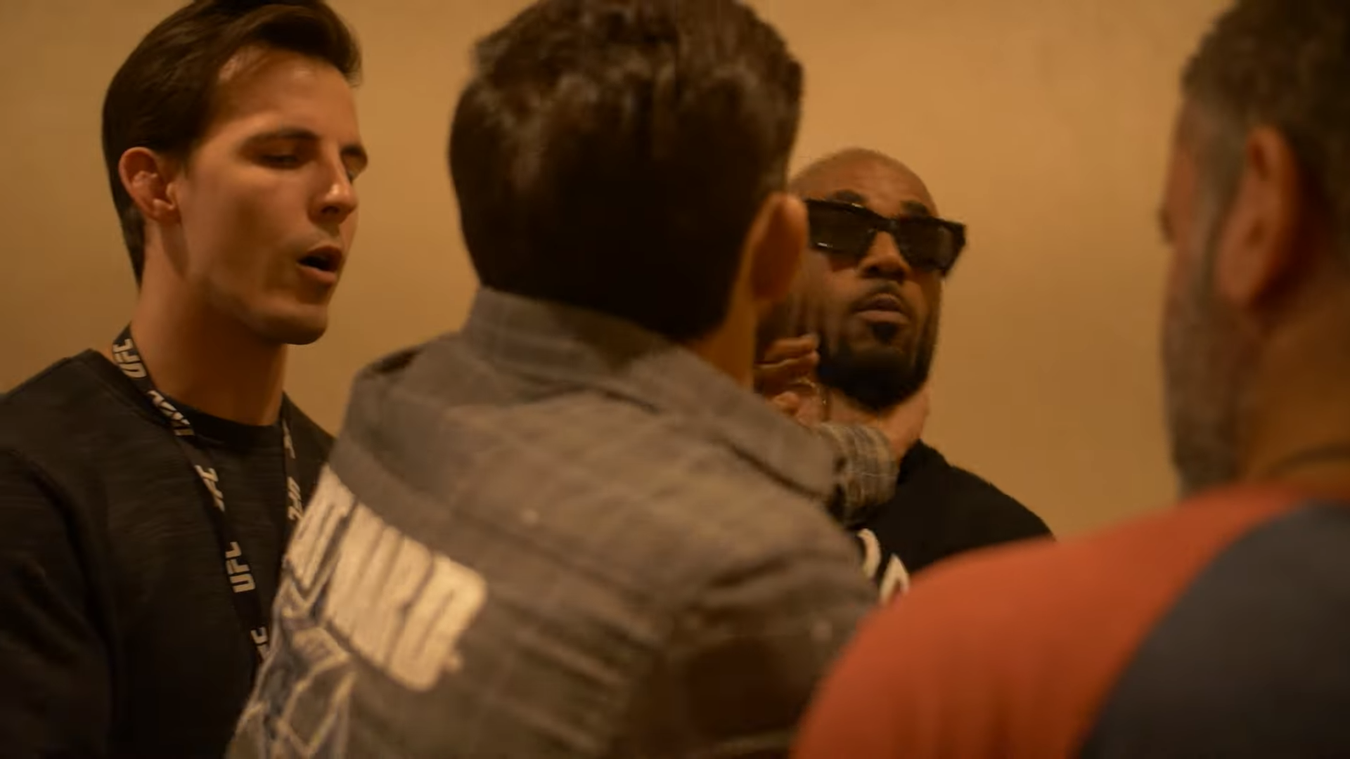 UFC fighters Arman Tsarukyan and Bobby Green get physical.