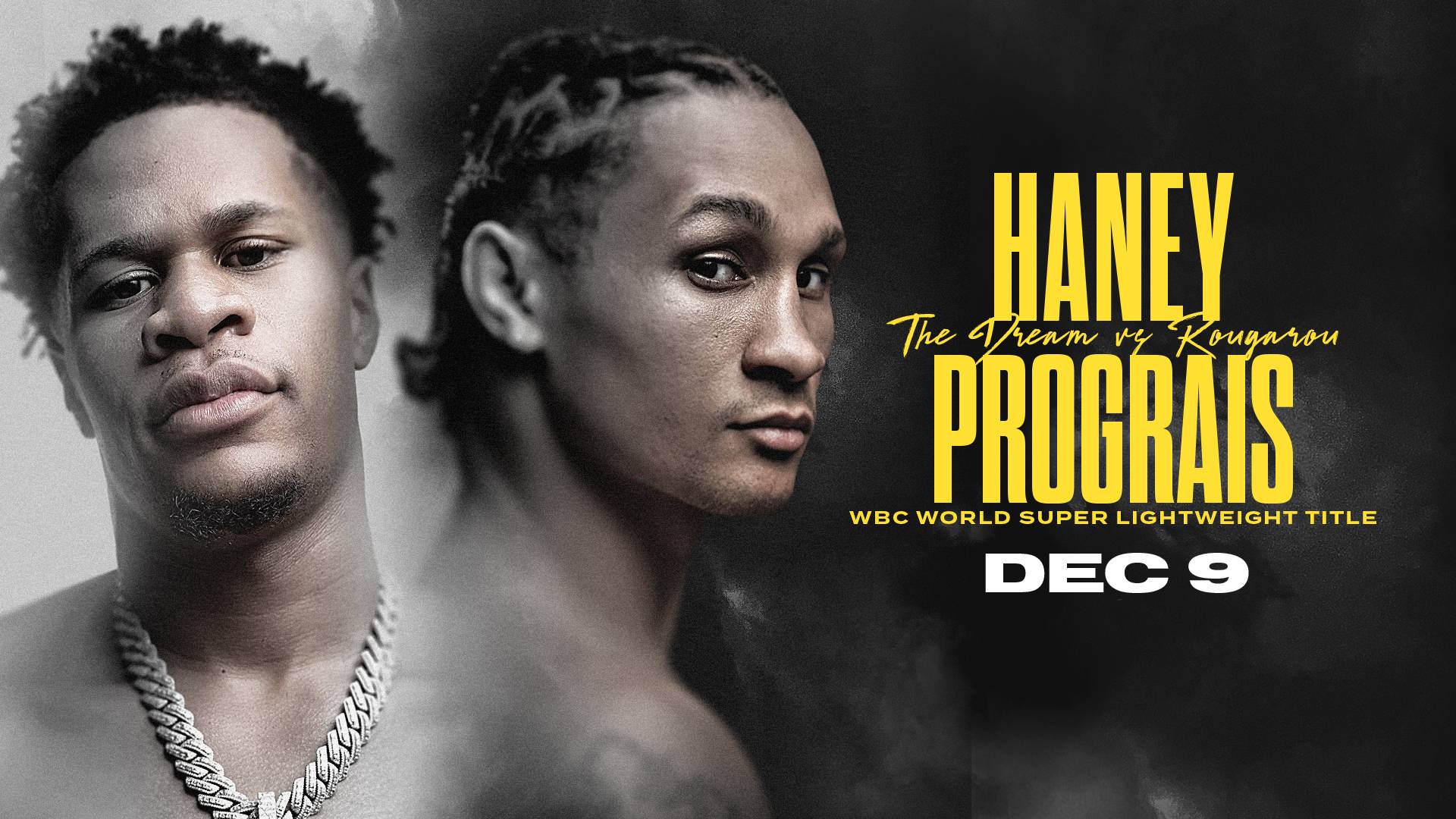 Devin Haney vs. Regis Prograis fight poster