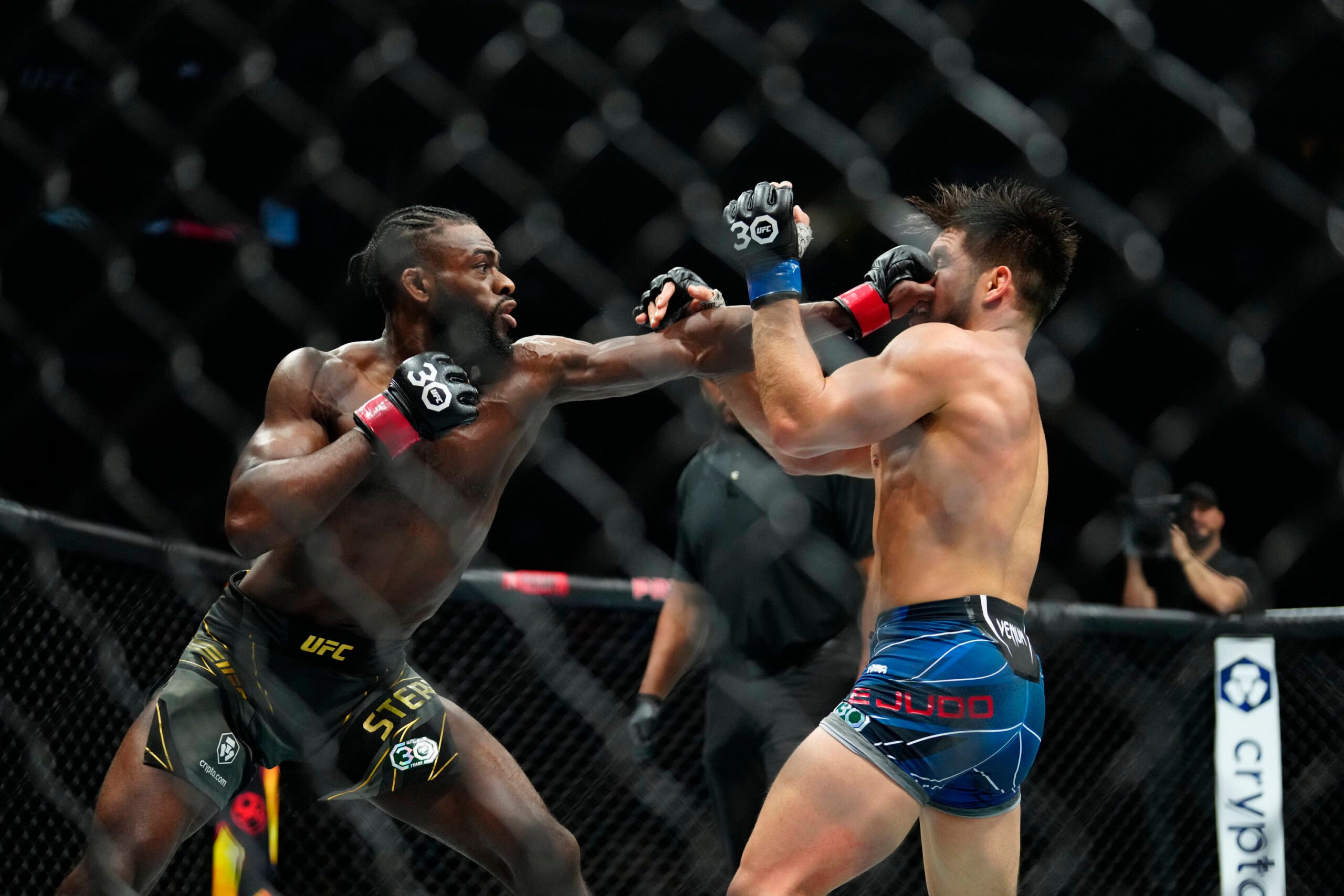 UFC 300 fighter Aljamain Sterling, when he faced Henry Cejudo in 2023.