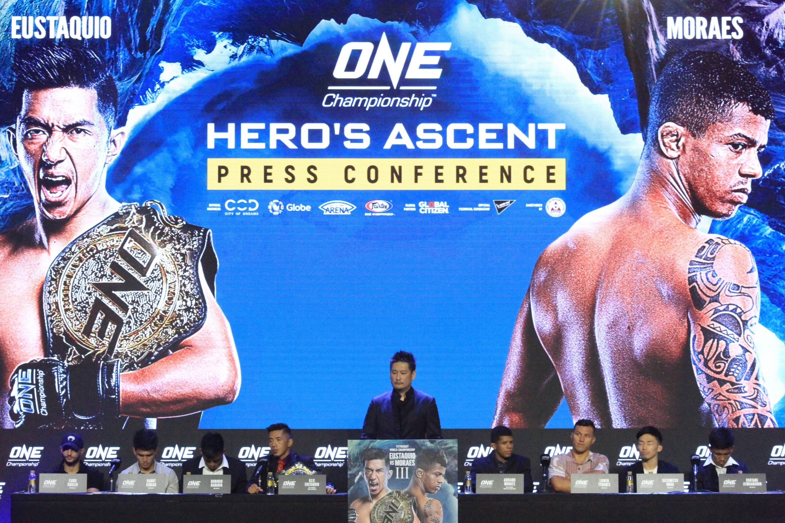 PH: ONE Championship Hero s Ascent PressCon Fighters who are scheduled to compete at ONE: Hero s Ascent event at the Mall of Asia Arena on Friday, ...
