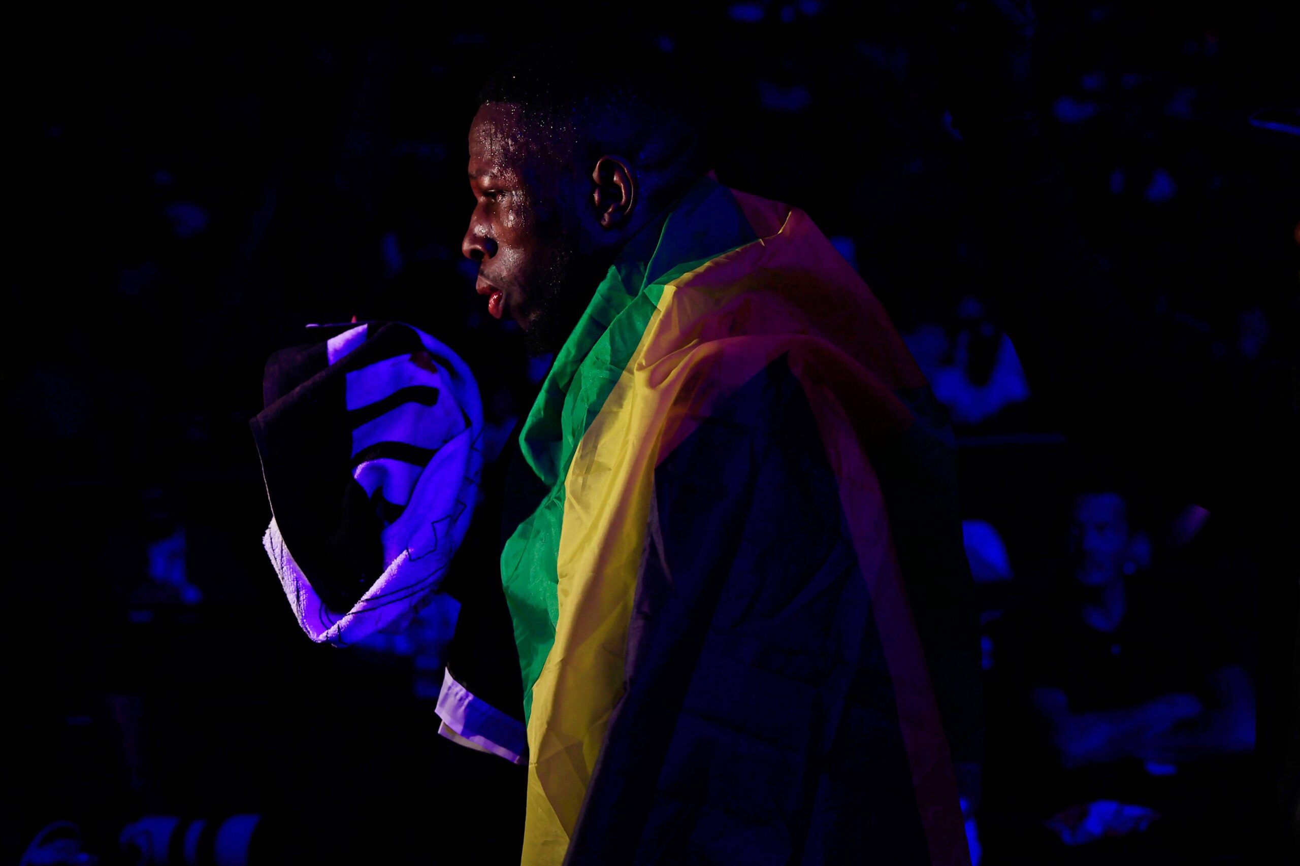 Syndication: Florida Times-Union Randy Brown walks out of the arena in a welterweight bout during the UFC Fight Night event Saturday, June 24, 2023...