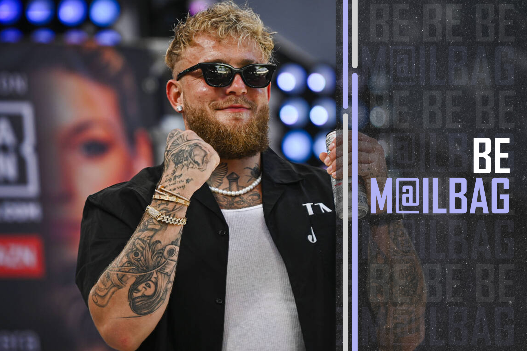 Amanda Serrano v Nina Meinke - press conference, PK, Pressekonferenz Jake Paul is attending a press conference at Distrito T-Mobile in San Juan, Pu...