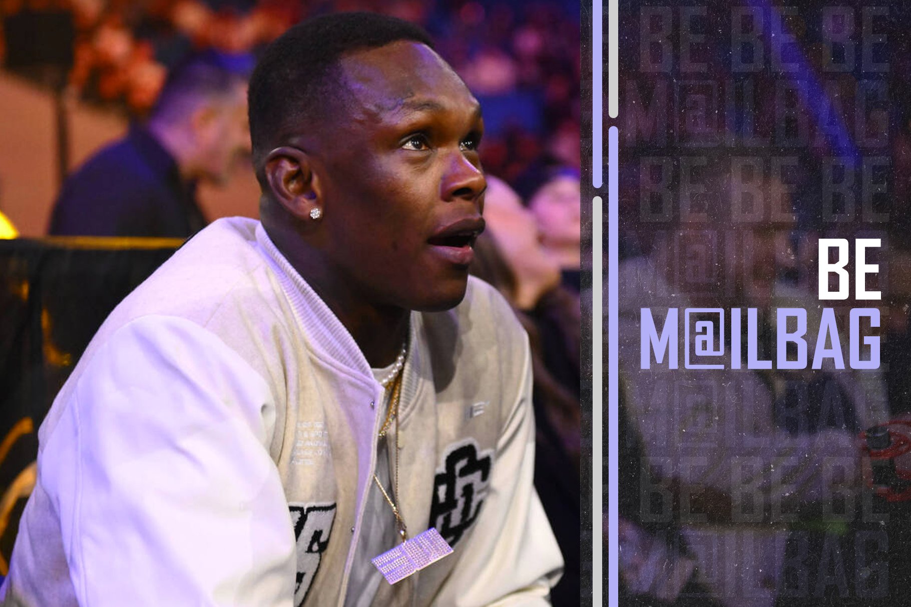BOXING TSZYU BOMMBER, Israel Adesanya looks on to competitors at Margaret Court Arena in Melbourne, Wednesday, May 24, 2023. ( !ACHTUNG: NUR REDAKT...