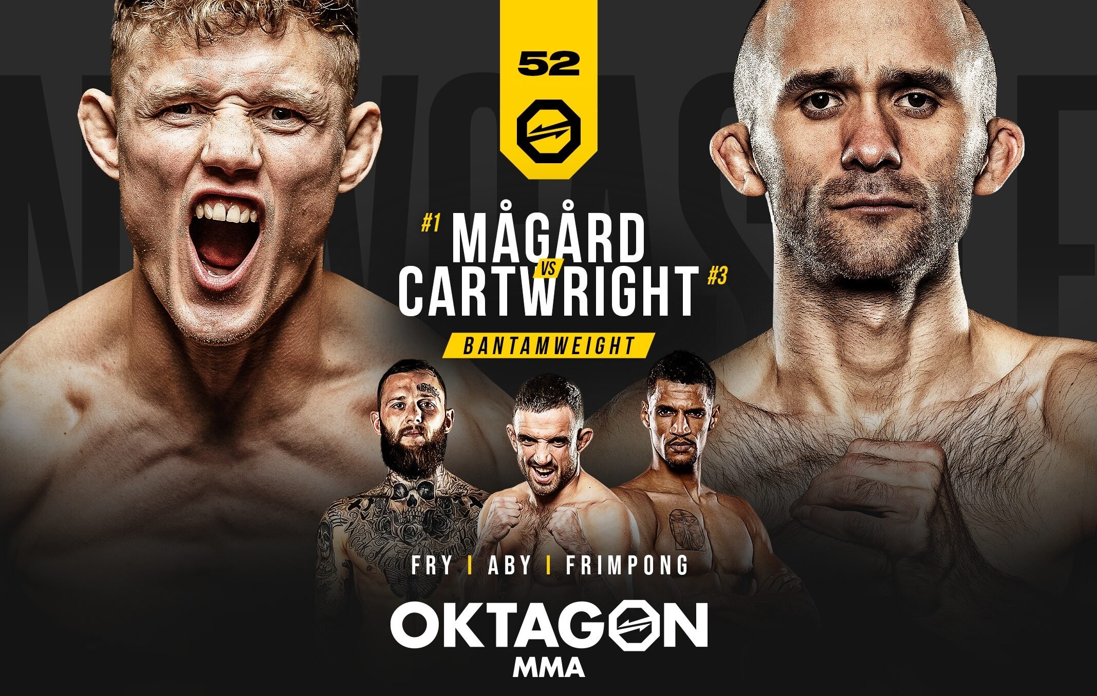 OKTAGON 52 fight poster