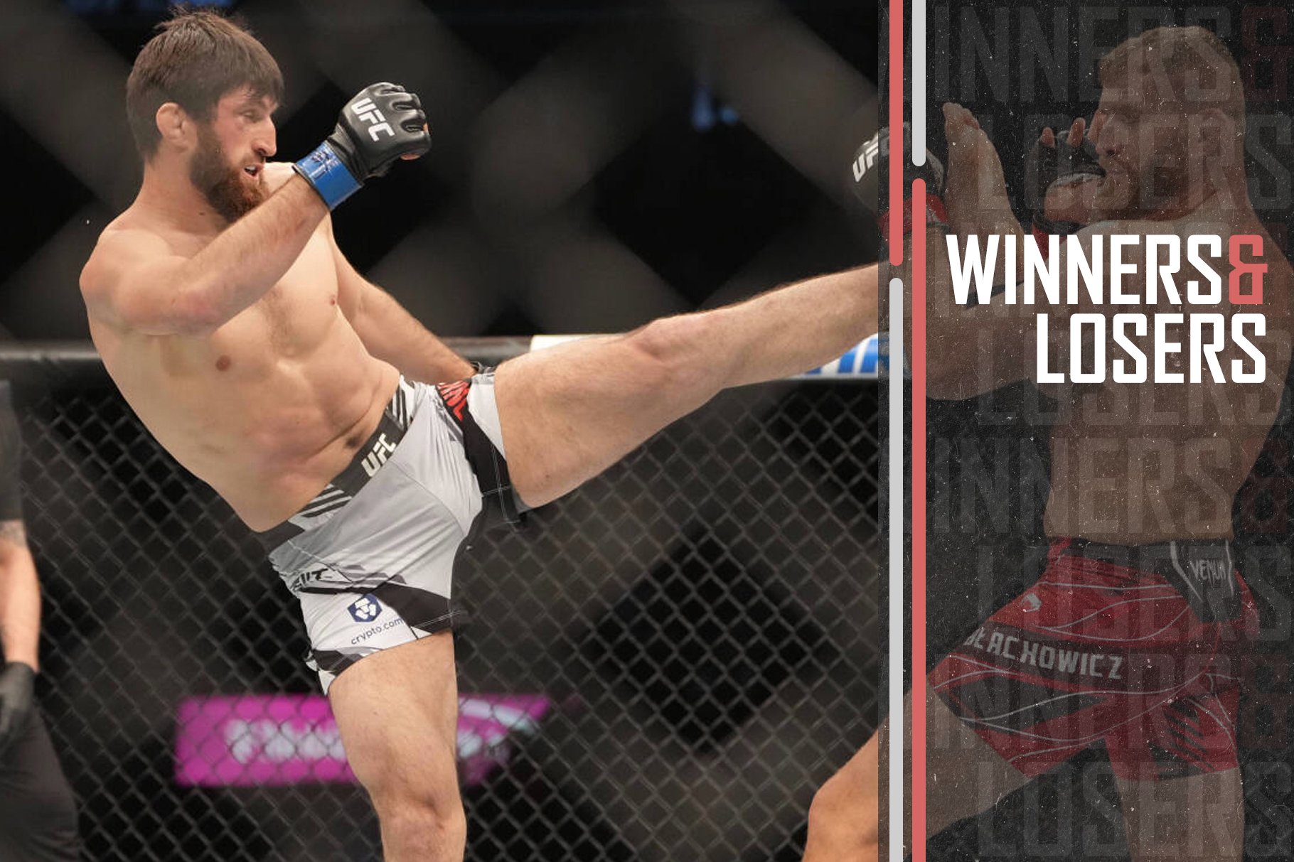 Magomed Ankalaev delivered a brutal KO of Johnny Walker in the UFC Apex.