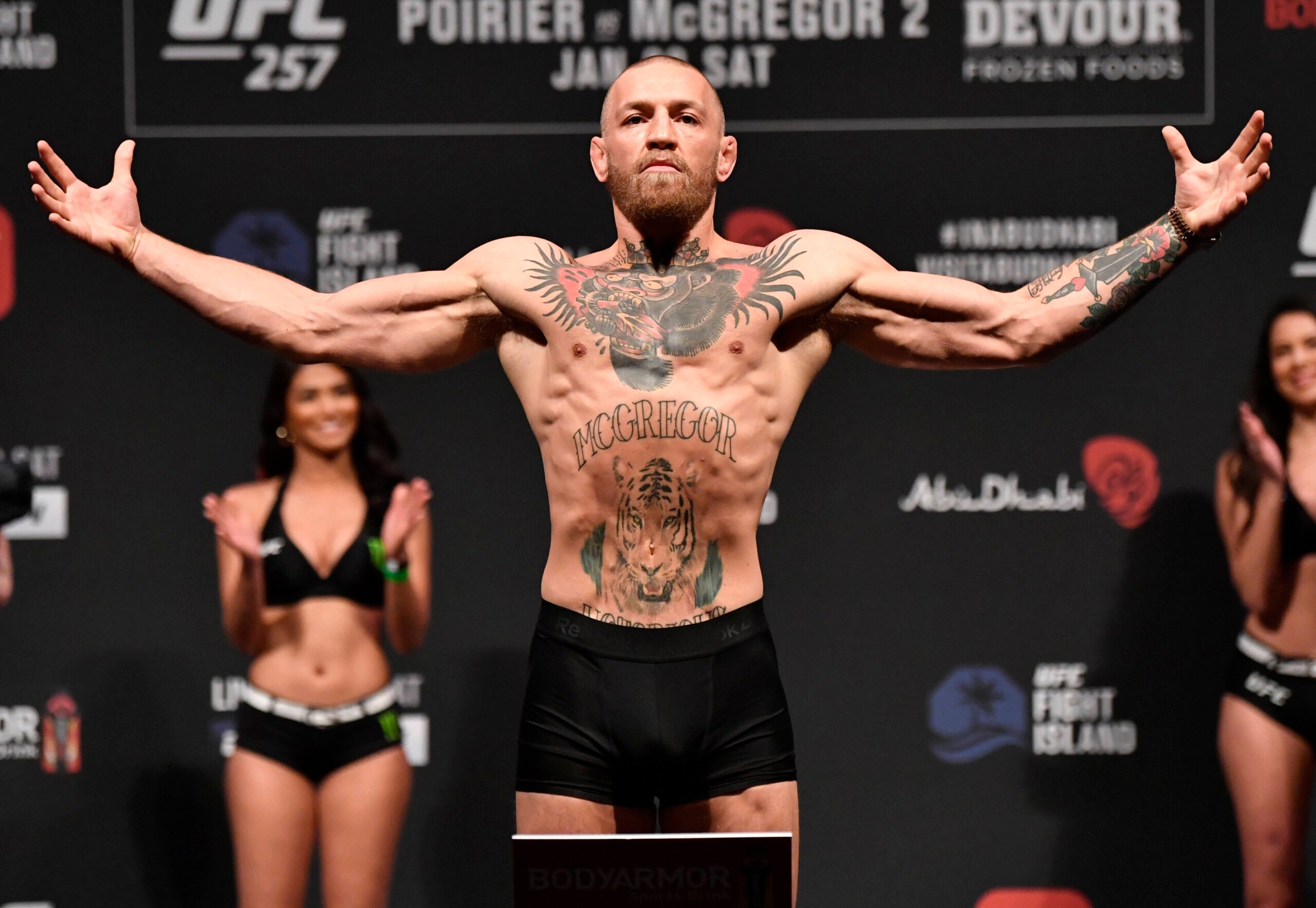 Bilder des Jahres 2021, Sport 01 Januar Bilder des Jahres 2021, Sport 01 Januar Sport Themen der Woche KW03 Sport Bilder des Tages UFC, Wiegetermin...