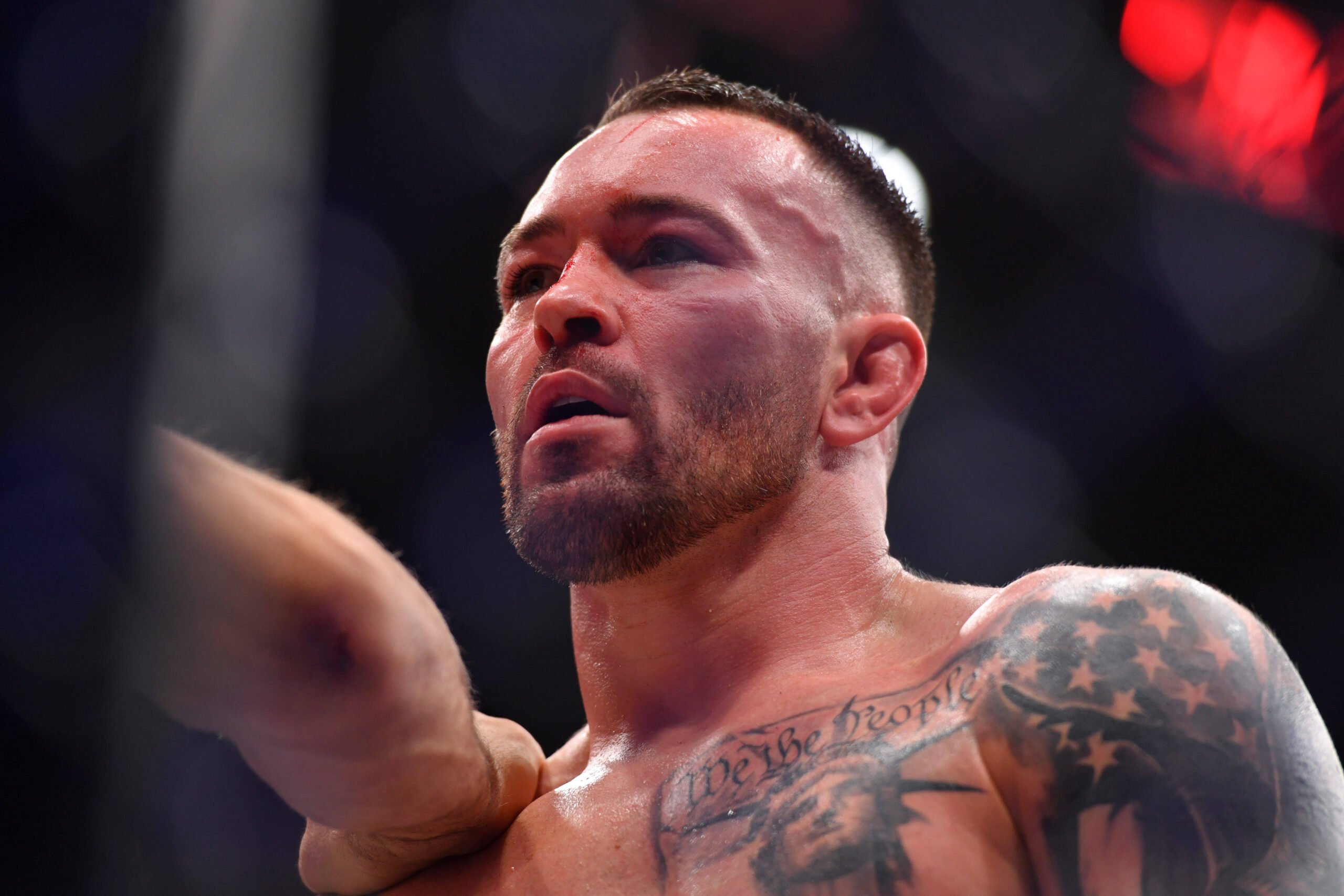 December 16, 2023, Las Vegas, Nevada, USA: LEON EDWARDS (21-3-0) of Erdington, birmingham, England defeats COLBY COVINGTON (17-3-0) of Miami, Flori...