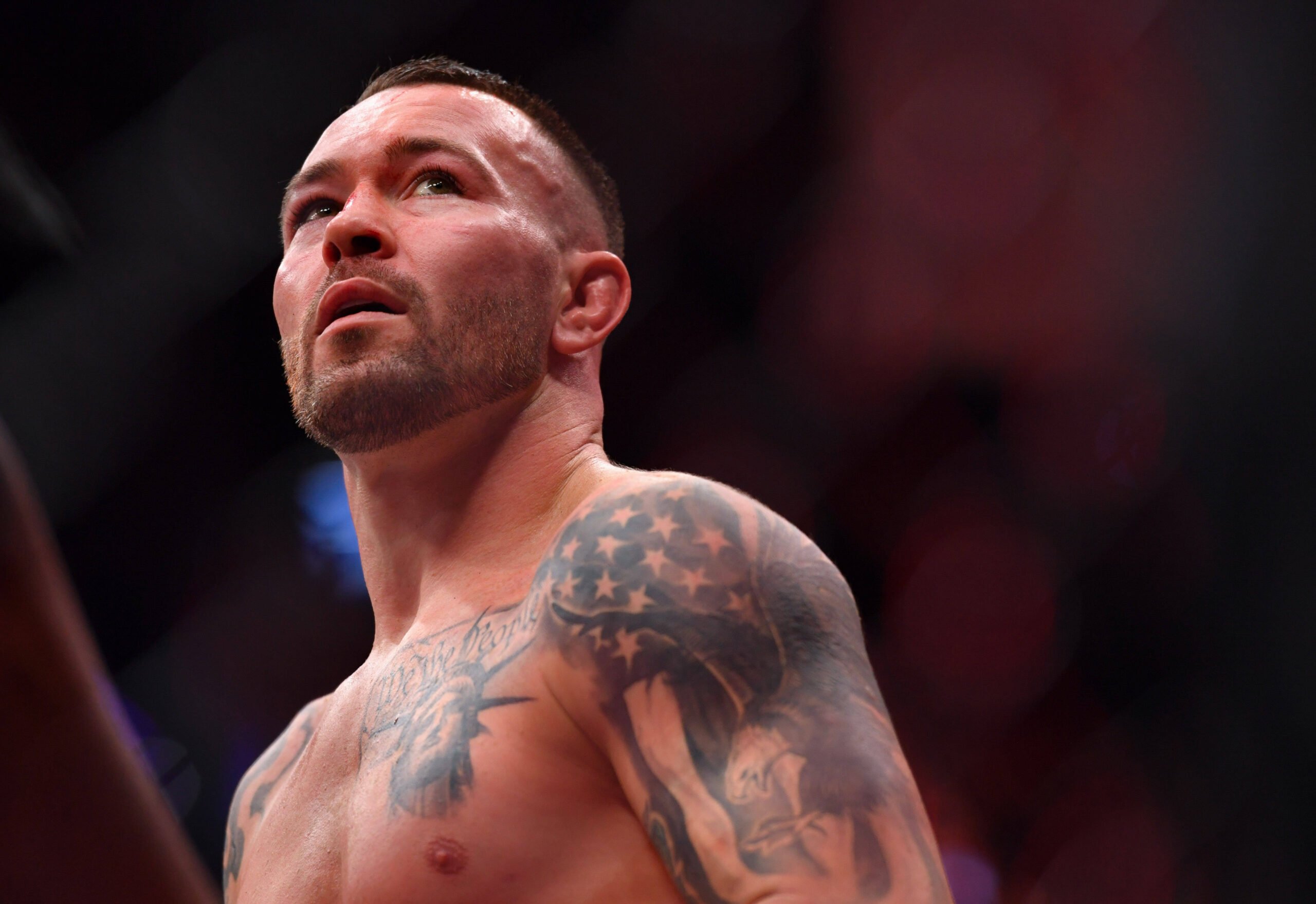 December 16, 2023, Las Vegas, Nevada, USA: LEON EDWARDS (21-3-0) of Erdington, birmingham, England defeats COLBY COVINGTON (17-3-0) of Miami, Flori...
