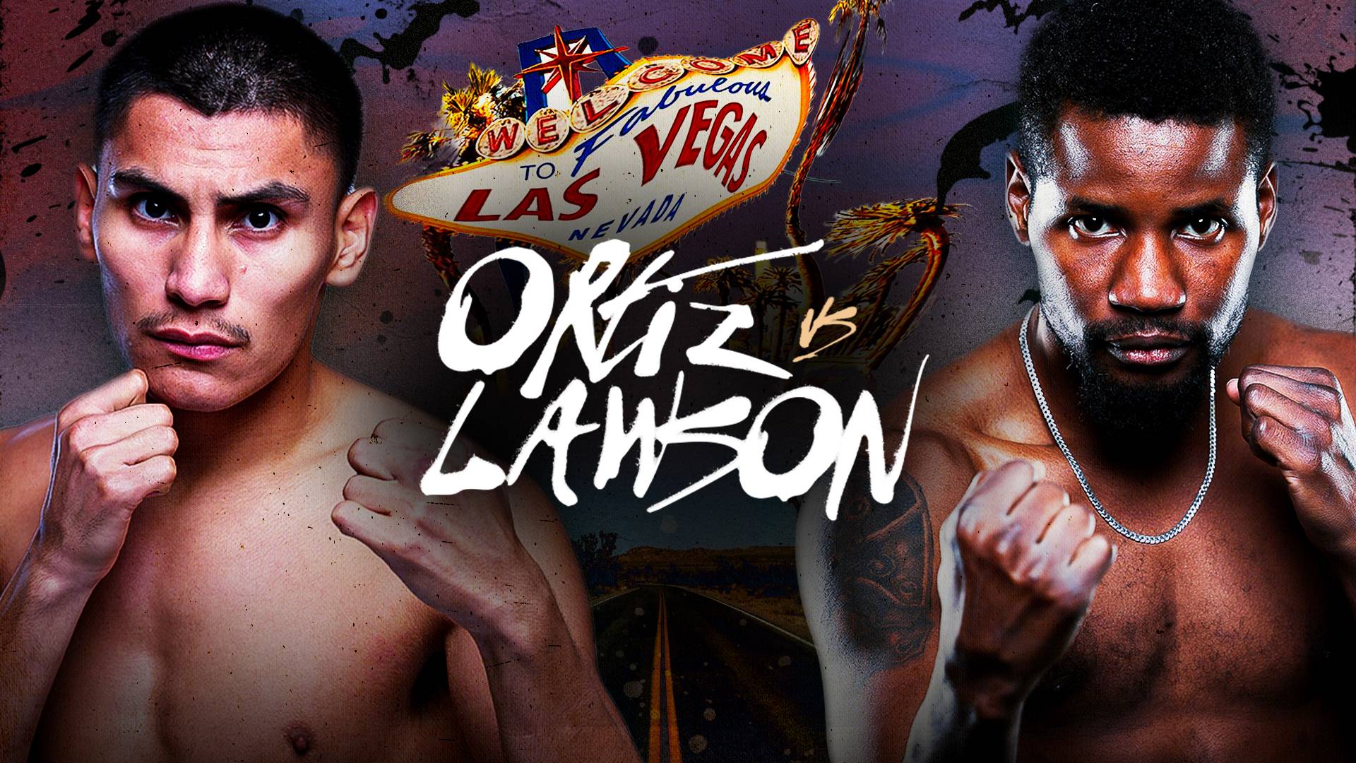 Vergil Ortiz Jr. vs. Frederick Lawson fight poster