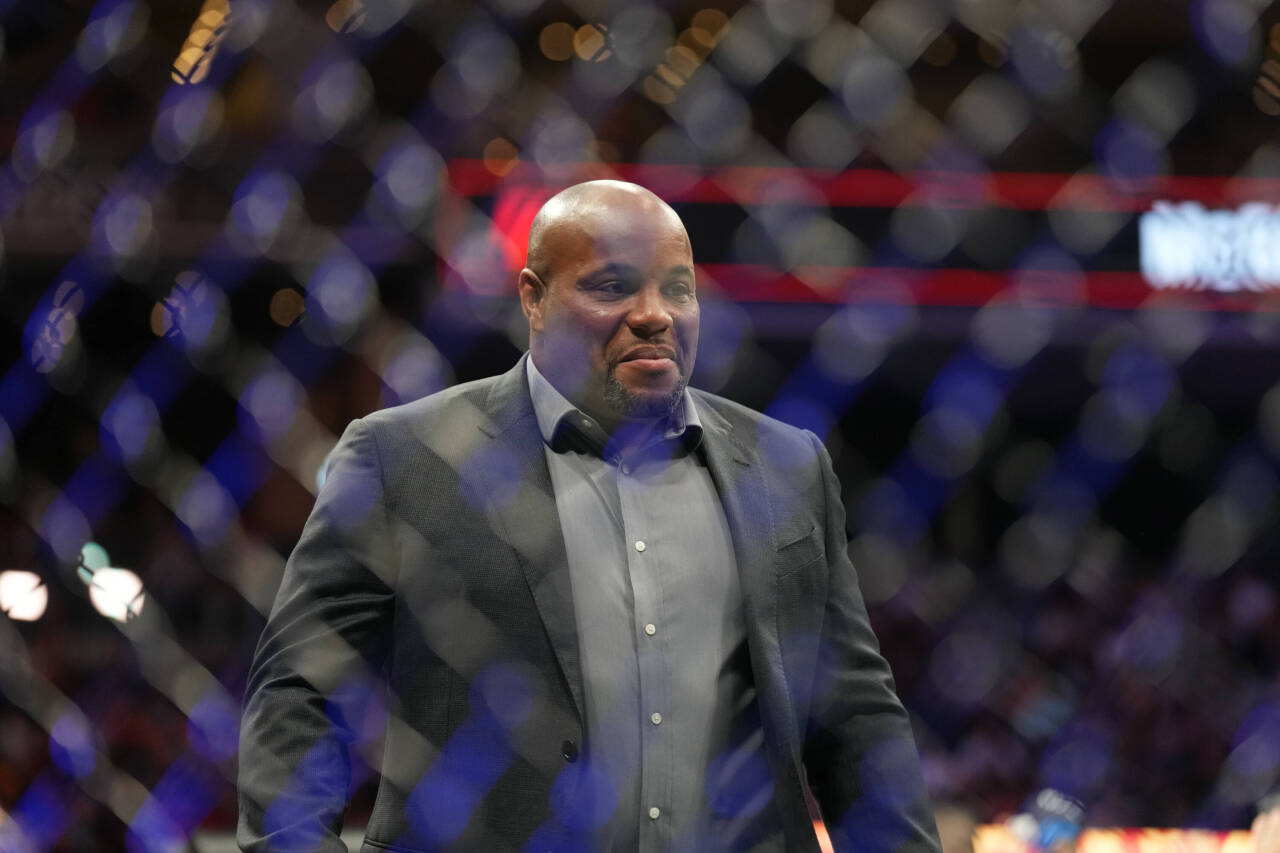 June 18, 2022, Austin, Texas, Austin, TX, United States: AUSTIN, TX - JUNE 18: Former UFC Champion Daniel Cormier during the UFC Fight Night: Katta...