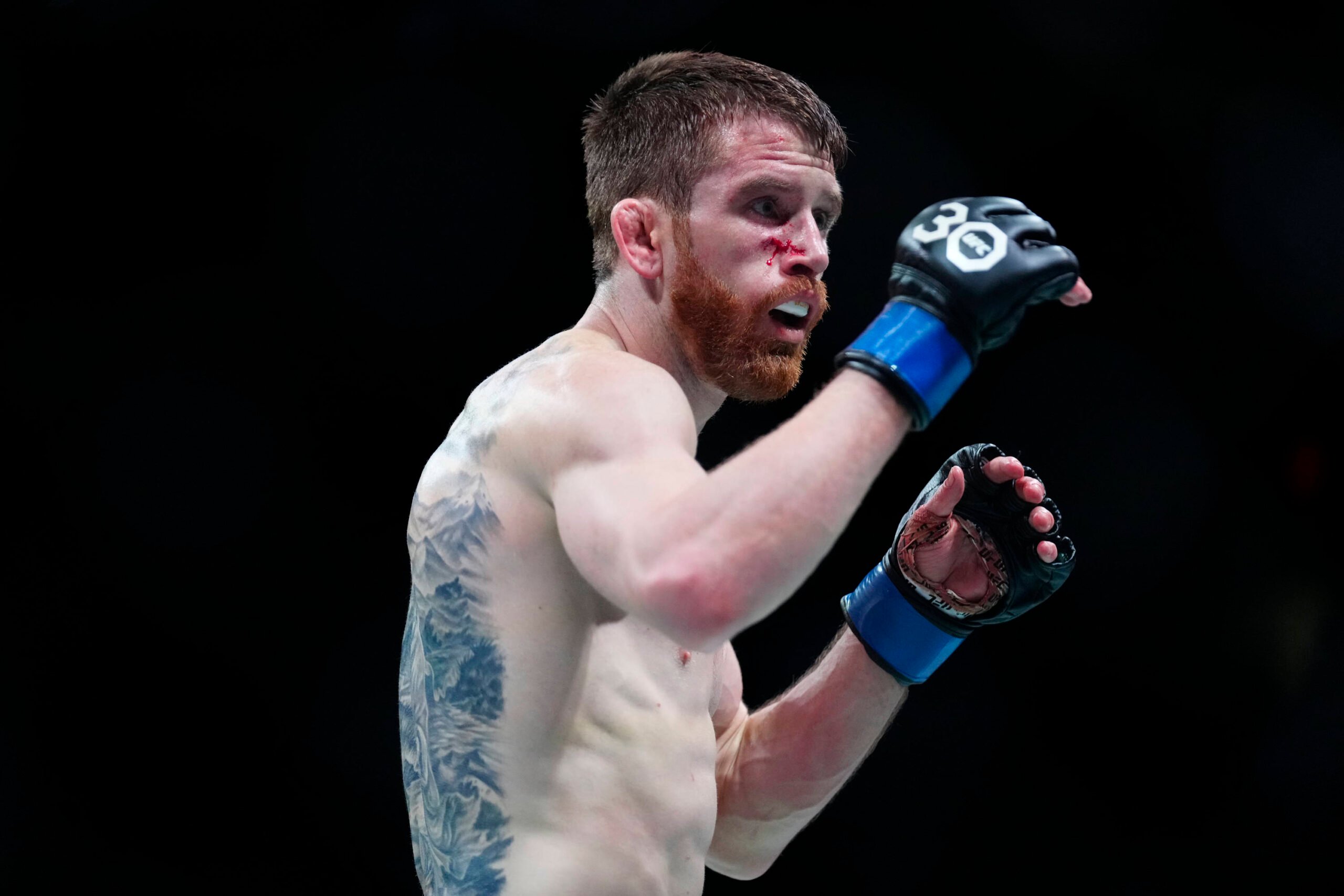 March 25, 2023, San Antonio, Texas, San Antonio, Texas, USA: SAN ANTONIO, TEXAS - MARCH 25: Cory Sandhagen in his Bantamweight fight during the UFC...