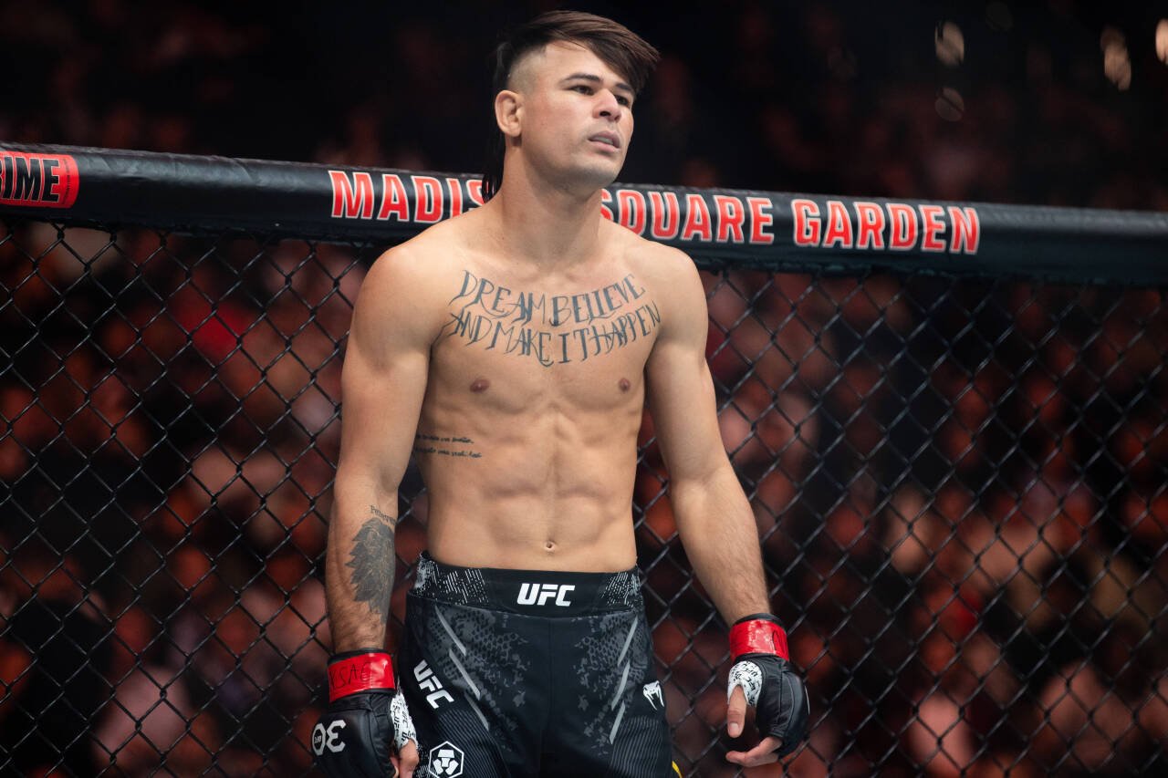 IMAGO/Justin Renfroe: ZUMA WIRE: Featherweight prospect Diego Lopes wants to be noticed at UFC 300.