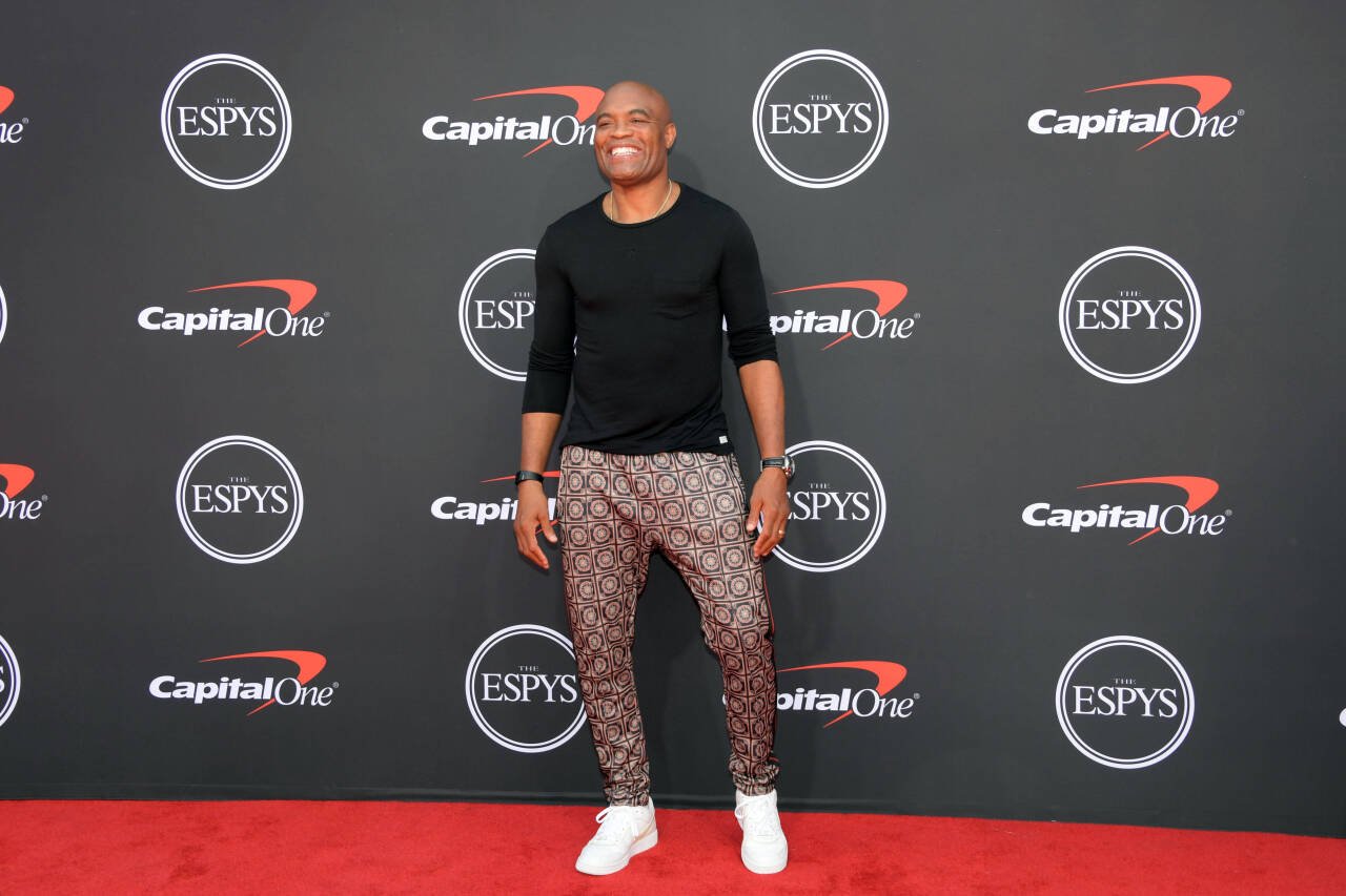 Sports: The ESPYS-Red Carpet, Jul 10, 2019; Los Angeles, CA, USA; UFC fighter Anderson Silva arrives on the red carpet at Microsoft Theatre. Mandat...