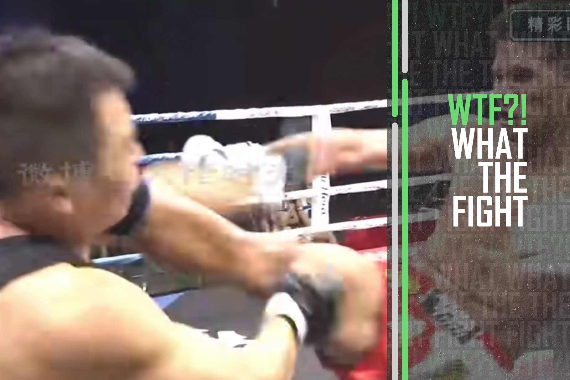 Wing Chun martial arts master Ding Hao gets headkicked in a striking battle, getting knocked out.