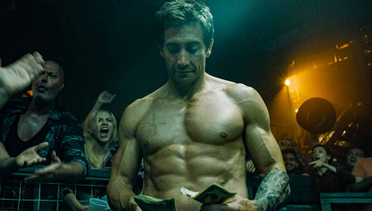 Jake Gyllenhaal USA. Jake Gyllenhaal in a scene from the (C)Amazon Prime Video new film: Road House (2024) . Plot: An ex-UFC middleweight fighter e...