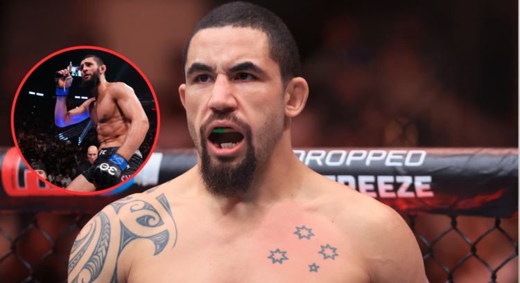 Khamzat Chimaev and Robert Whittaker