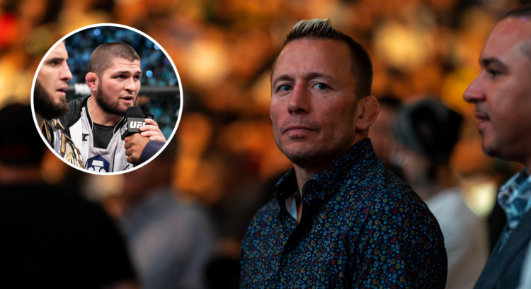 Khabib Nurmagomedov and Georges St-Pierre