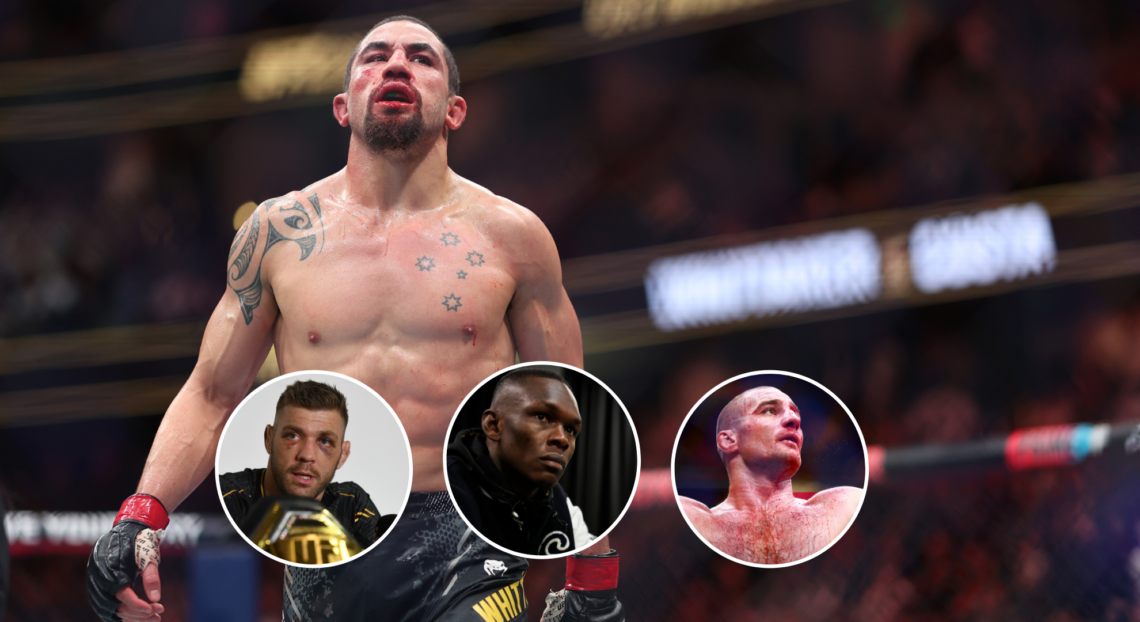 Robert Whittaker, Dricus Du Plessis, Israel Adesanya and Sean Strickland