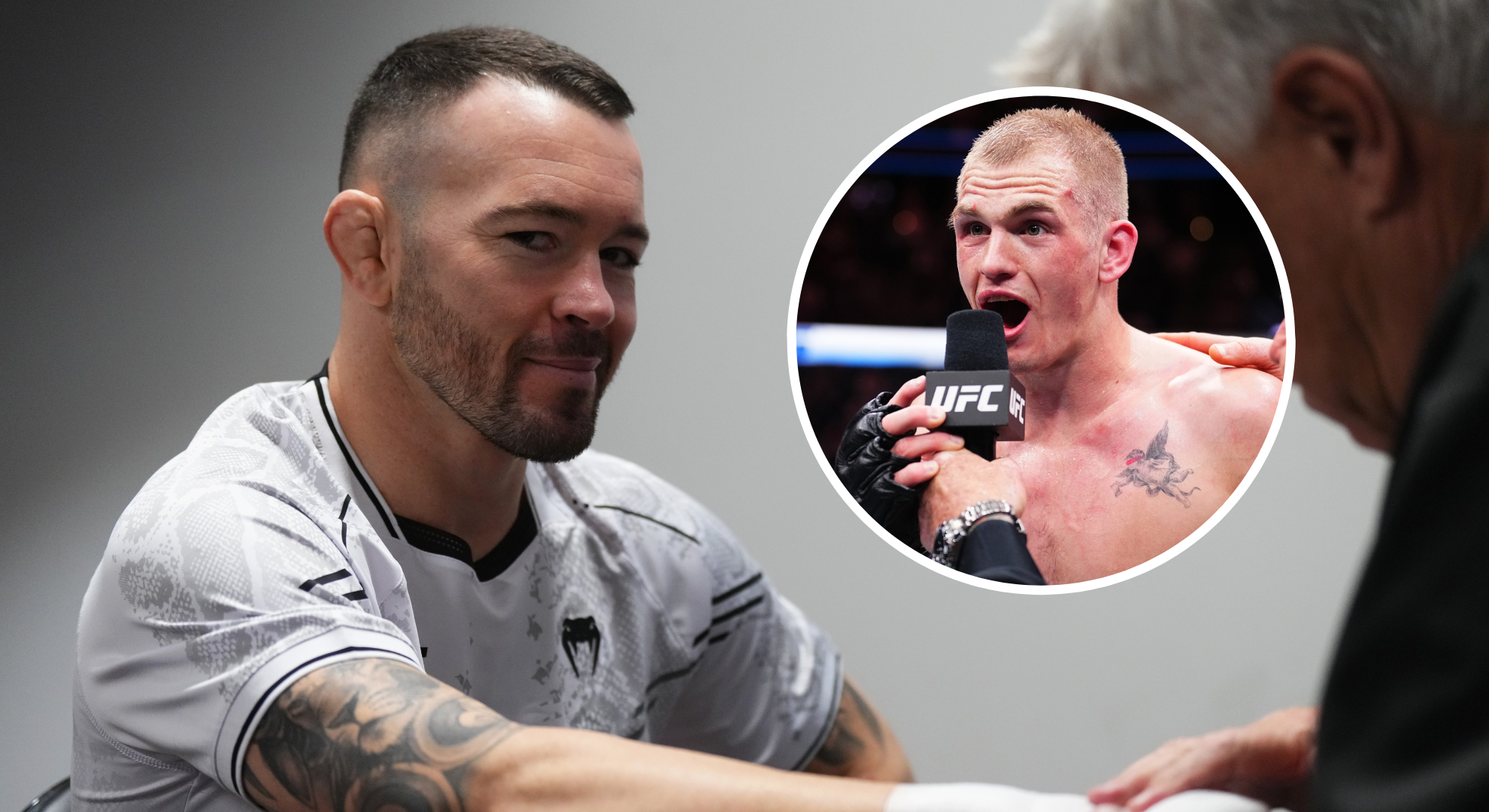 Pop out of Colby Covington and Ian Machado Garry