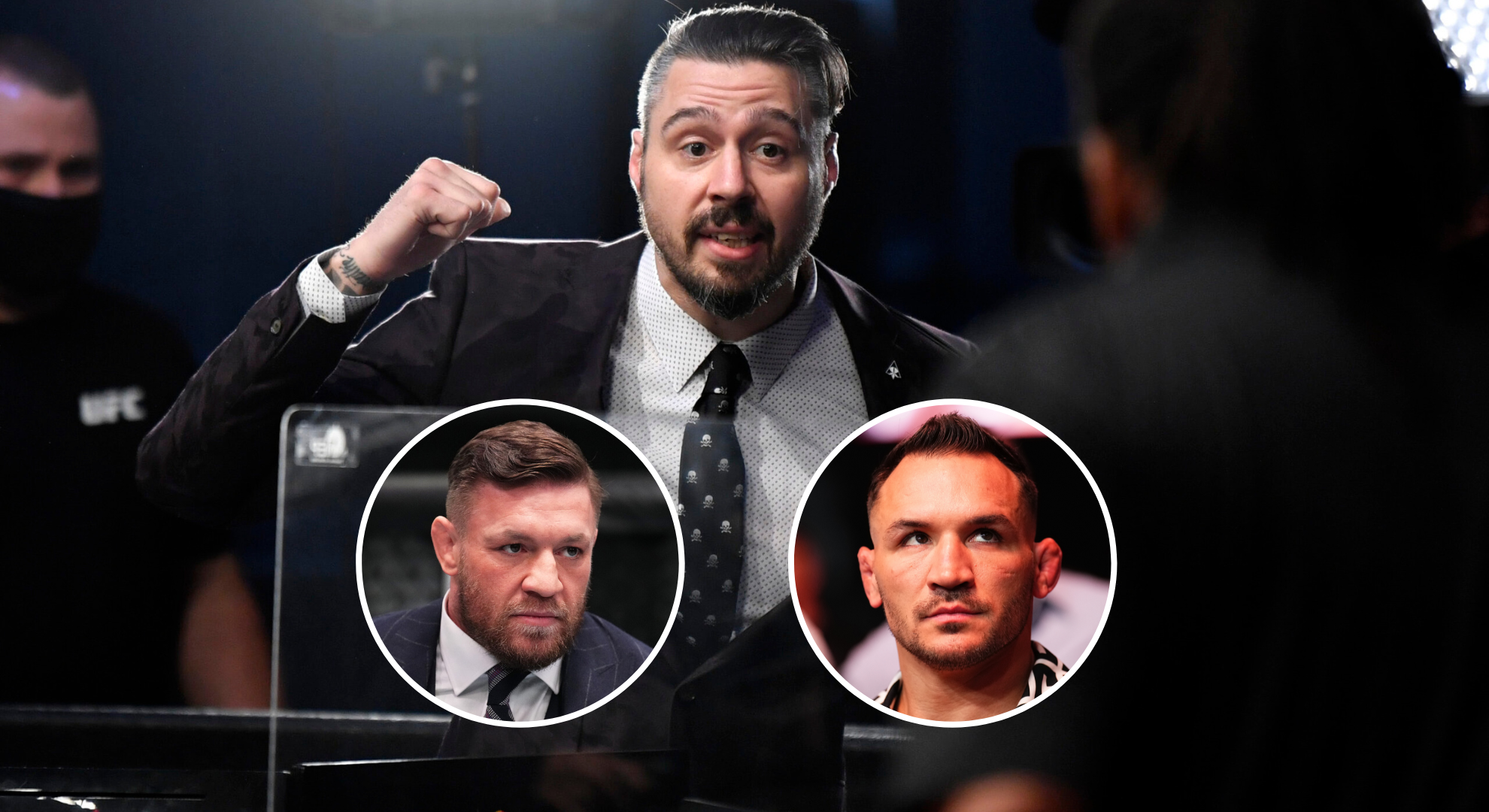 Pop out of Dan Hardy, Conor McGregor and Michael Chandler