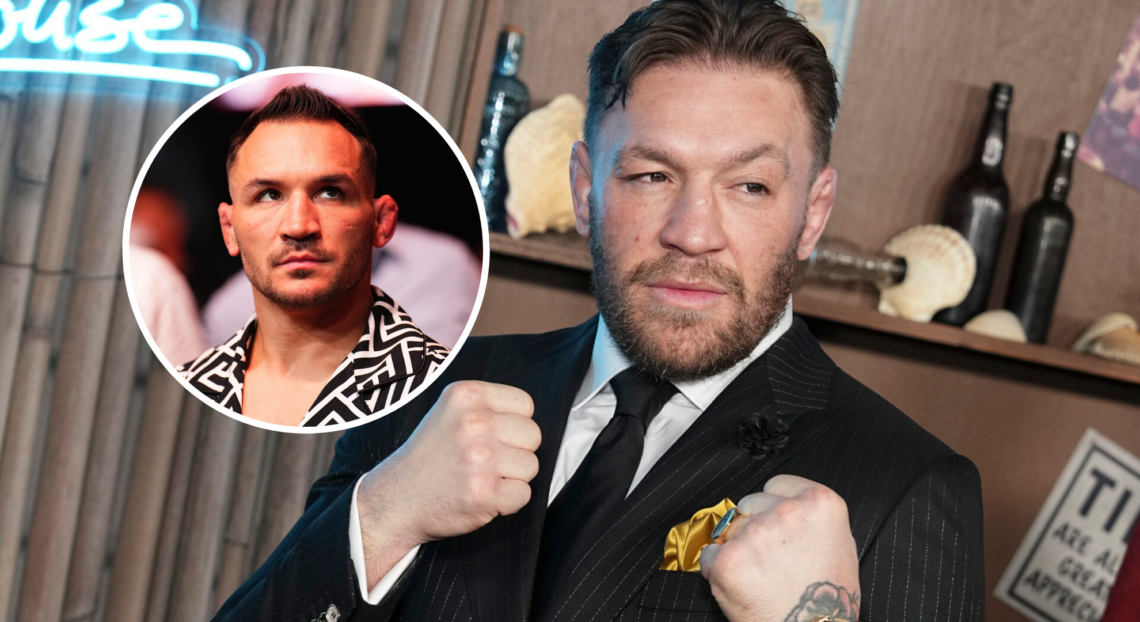 Pop out of Michael Chandler and Conor McGregor