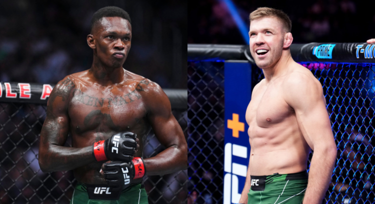 Split of Israel Adesanya and Dricus du Plessis