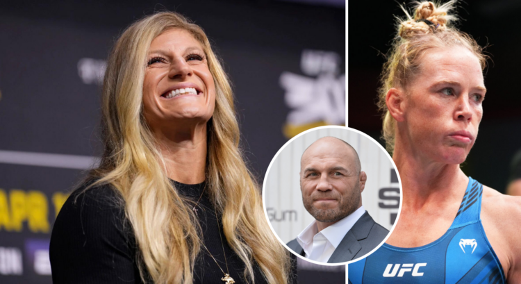 Pop out of Kayla Harrison, Randy Couture and Holly Holm