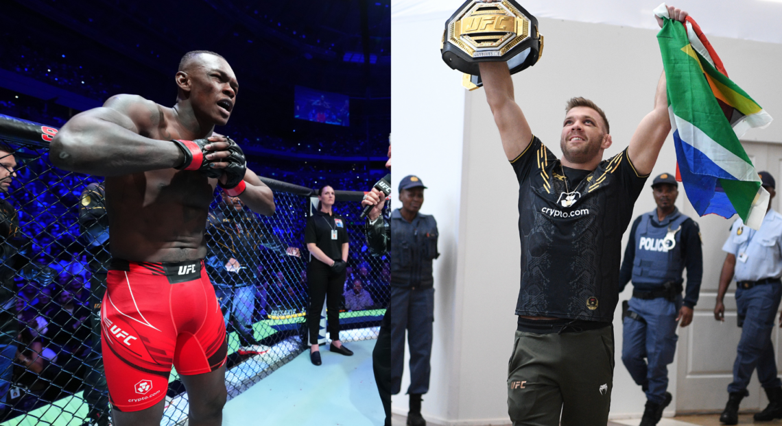 Israel Adesanya and Dricus Du Plessis