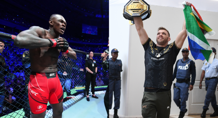 Israel Adesanya and Dricus Du Plessis