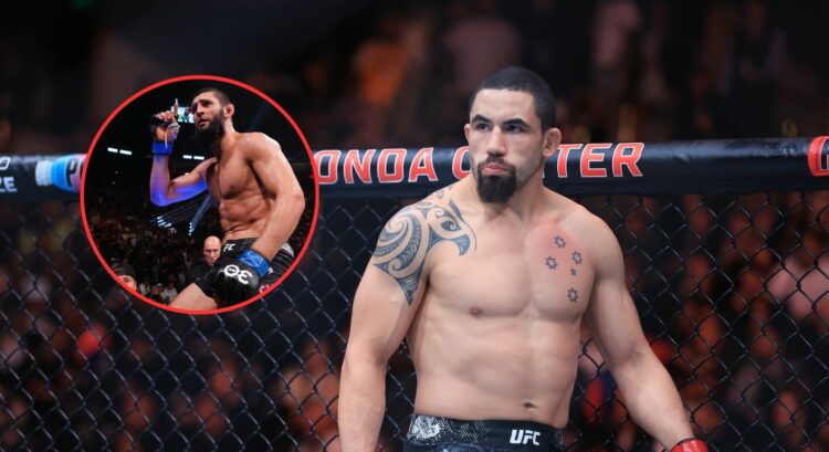 Khamzat Chimaev and Robert Whittaker