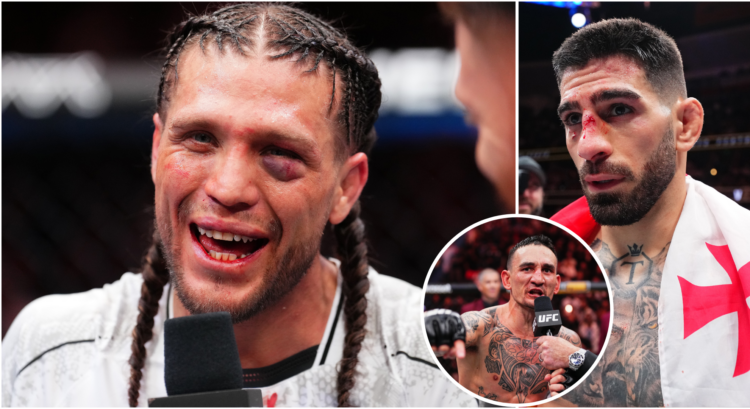 Brian Ortega, Max Holloway and Ilia Topuria