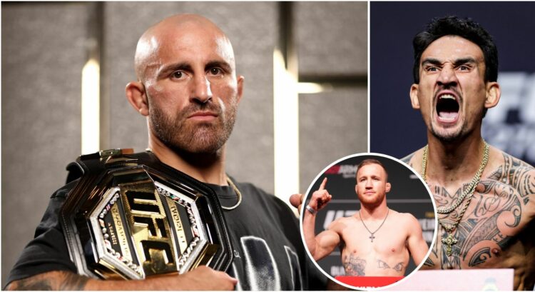 Split of Alexander Volkanovski, Max Holloway and Justin Gaethje