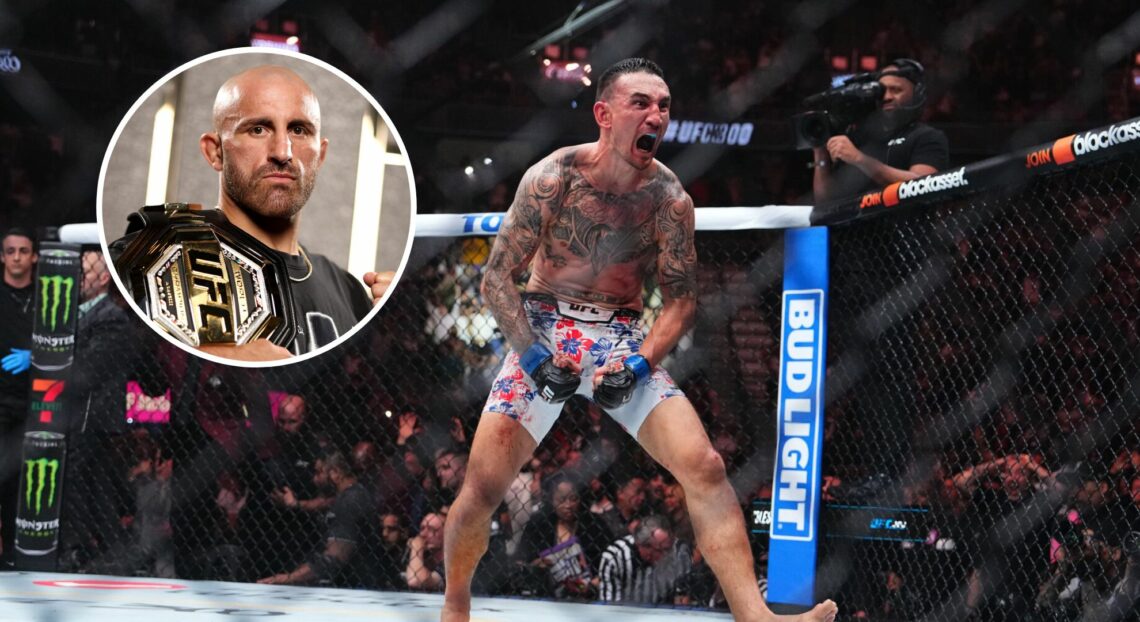 Pop out of Alexander Volkanovski and Max Holloway
