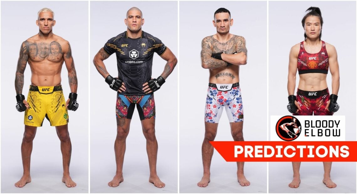 Charles Oliveira, Alex Pereira, Max Holloway and Zhang Weili