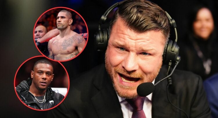Pop out of Michael Bisping, Jamahal Hill and Alex Pereira