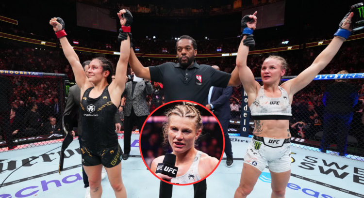 Pop out of Manon Fiorot, Alexa Grasso and Valentina Shevchenko