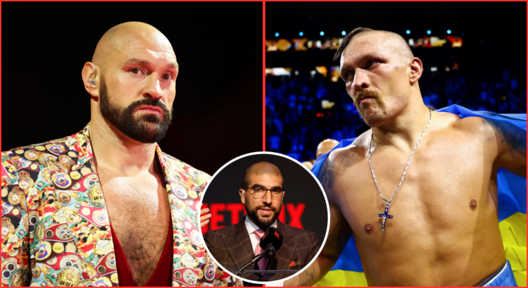 Pop out of Ariel Helwani, Tyson Fury and Oleksandr Usyk