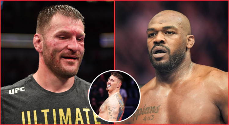 Pop out of Stipe Miocic, Jon Jones and Tom Aspinall