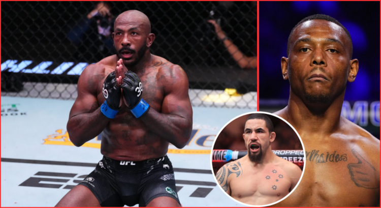 Split of Khalil Rountree Jr, Robert Whittaker and Jamahal Hill