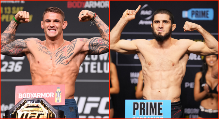 Split of Islam Makhachev and Dustin Poirier