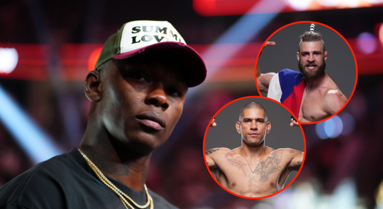 Pop out of Israel Adesanya, Jiri Prochazka, and Alex Pereira