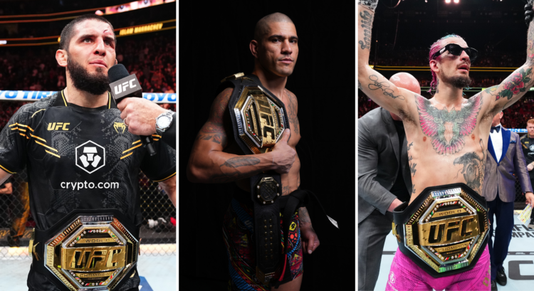Alex Pereira, Islam Makhachev and Sean O'Malley
