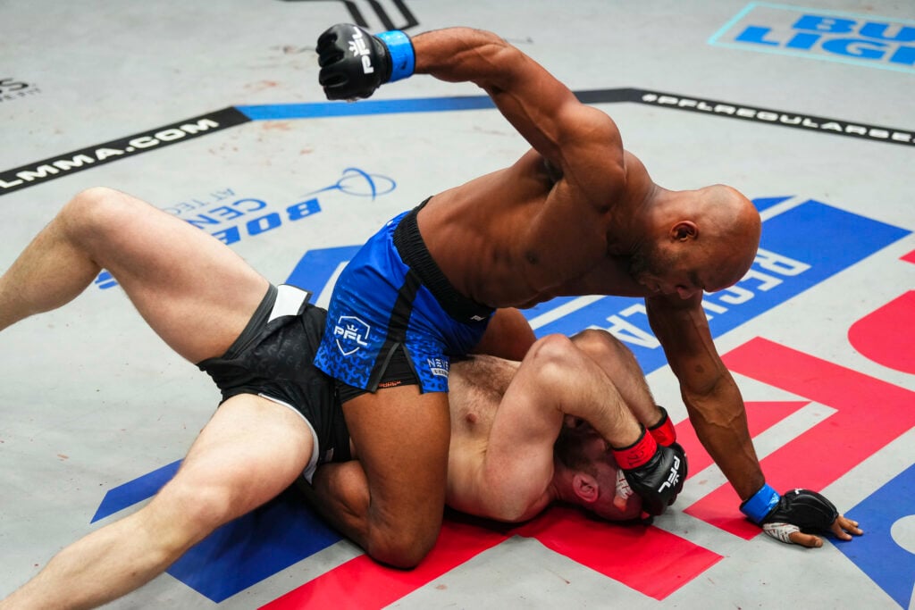Linton Vassell during his PFL debut against Denis Goltsov