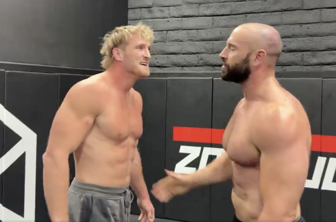Logan Paul and Bradley Martyn after secret fight