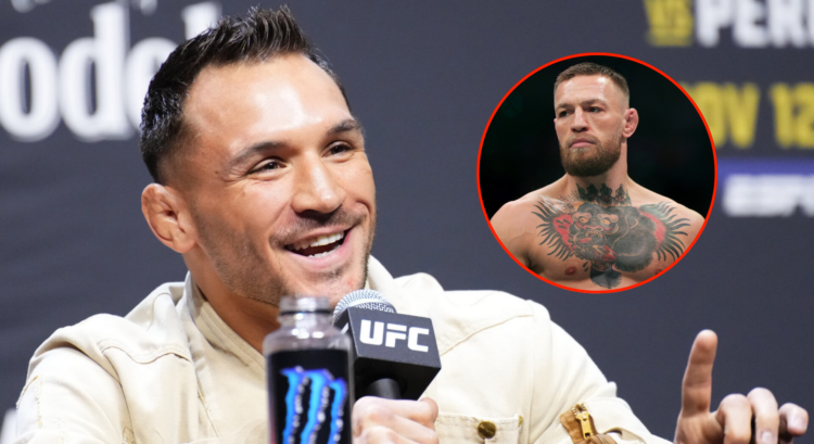 Pop out of Michael Chandler and Conor McGregor