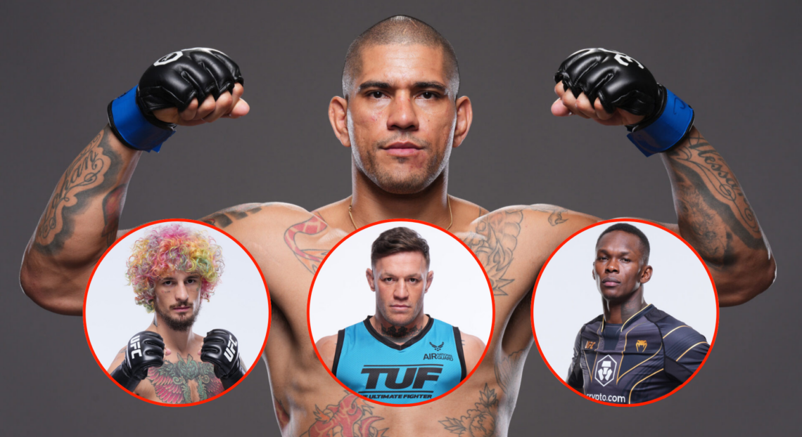 Pop out of Alex Pereira, Sean O'Malley, Conor McGregor and Israel Adesanya