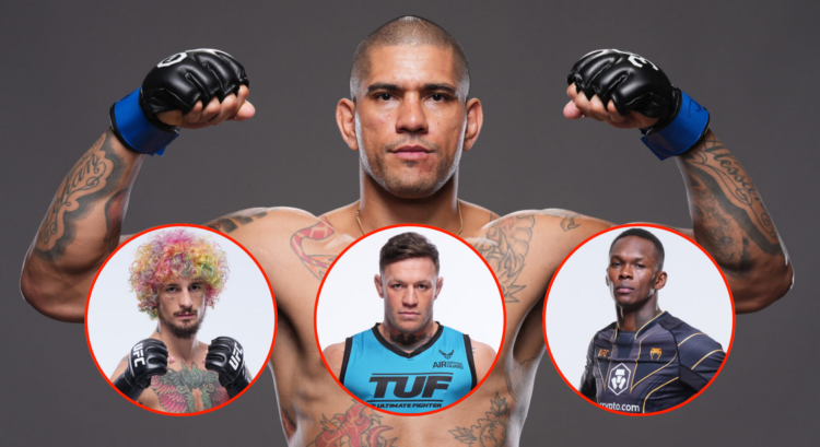 Pop out of Alex Pereira, Sean O'Malley, Conor McGregor and Israel Adesanya